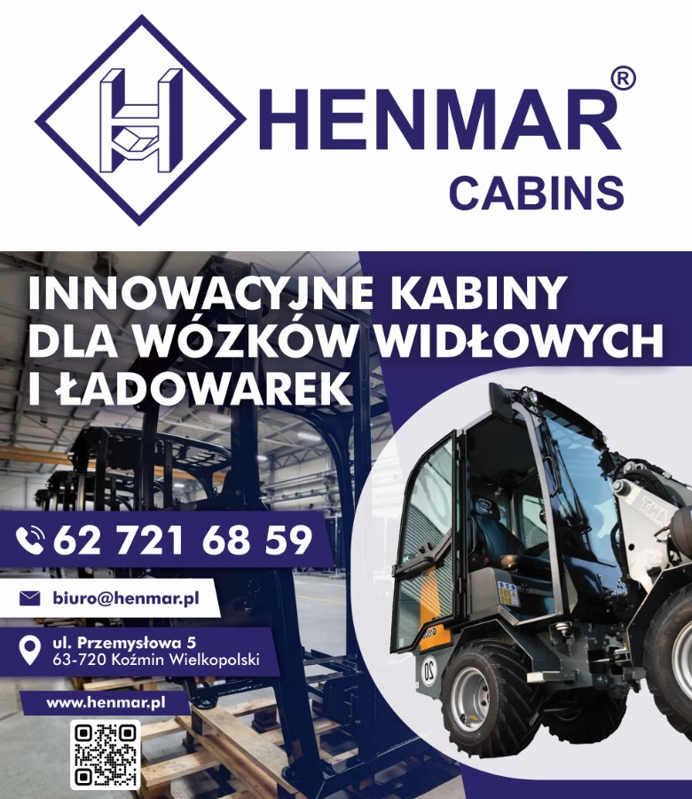 HENMAR CABINS - produkcja kabin do ładowarek widłowych JAROCIN produkcja kabin do ładowarek widłowych JAROCIN